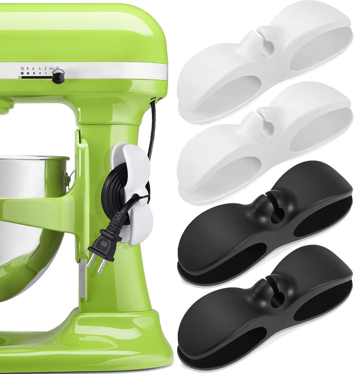 SisBroo 4 Pack Cord Organizer for Kitchen Appliances, Cable Winders, Appliances, Casserole, Mixer, Coffee Maker, Air Fryer